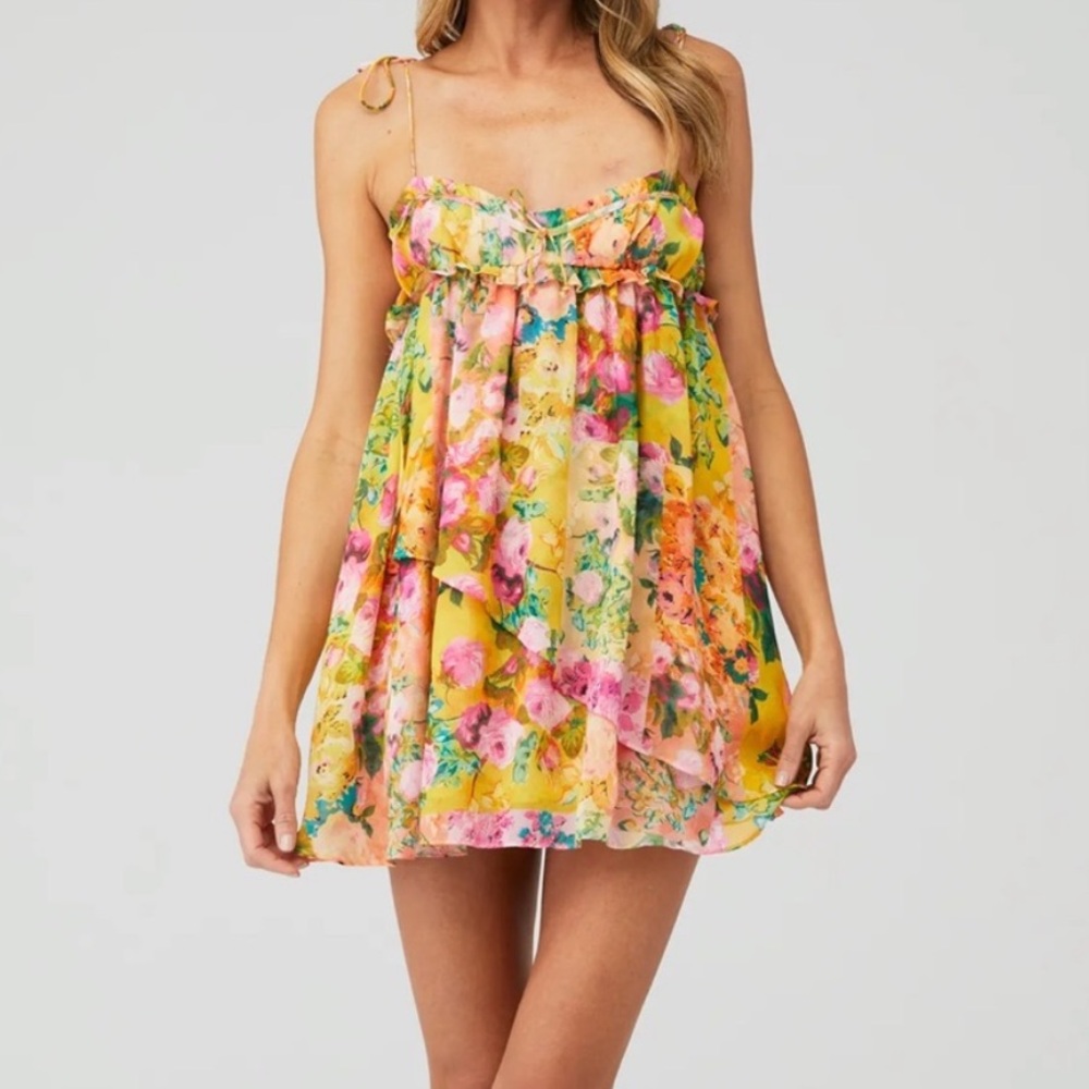 For Love and Lemons Madison Mini Dress